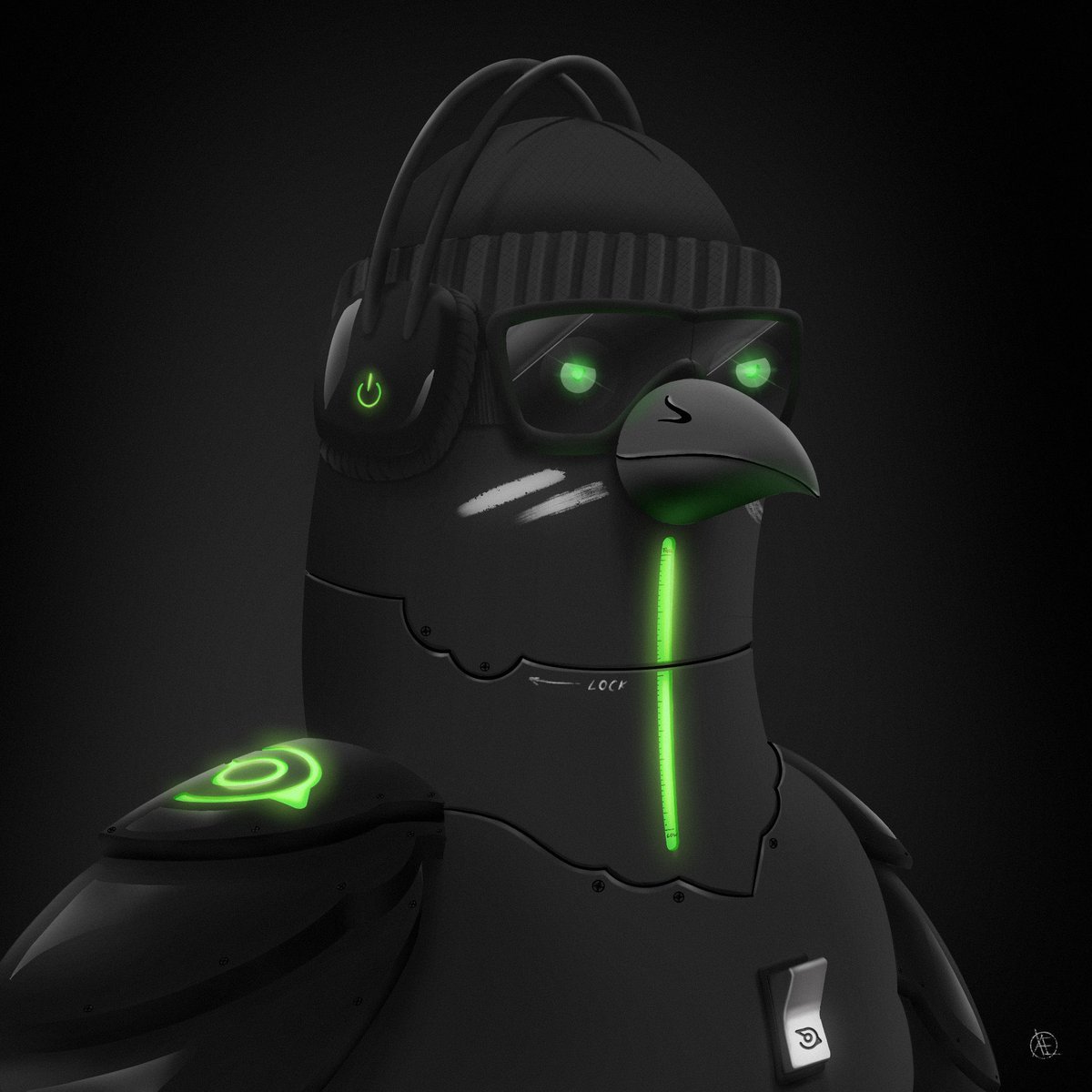 AlexTailwater's tweet image. Just made a little @DroniesNFT .