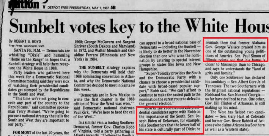 HouseGOP's tweet image. FLASHBACK: Joe Biden once bragged about being praised by George Wallace.