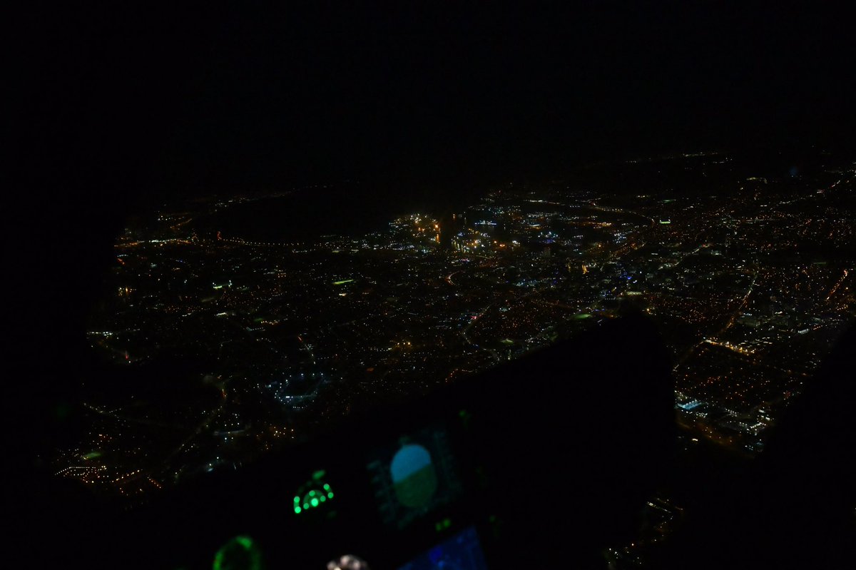 PSNIAirSupport's tweet image. The crew of P44 have been kept busy tonight. Just back to base for a quick break and a refuel then we are out again.
#KeepingPeopleSafe
#AirSupportUnit