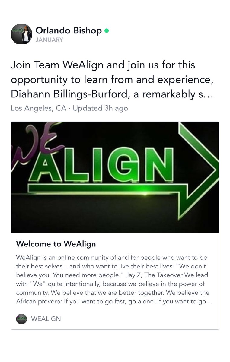 AlignP's tweet image. Just got paid? It’s Friday night?

Well, come hang out with us in The Cipher!

Follow the link to our community and RSVP to experience our live interview with Diahann Billings-Burford, CEO of @RISEtoWIN 

#TheCipher #WeAlign  wealign.alignp.com/posts/19867067  …1-production-mightynetworks.imgix.net/asset/32976739…