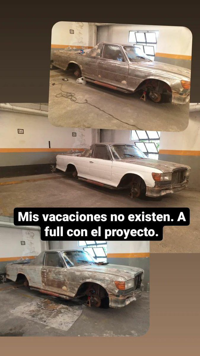 OldButNoSlow's tweet photo. #MercedesBenz #280S 1975 ex-Porta corona. #ProyectoDaily https://t.co/jNlfIR7JLL