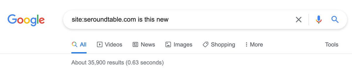 rustybrick's tweet photo. In the past hour, I've been asked by several different people via Twitter, DM, email and LinkedIn if something on Google is new - please, if you can try the search box on @seroundtable or do a Google site command first. If you can't find it, happy to help afterwards https://t.co/DtzN48JSfK