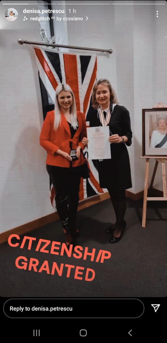 Congratulations to our Young Person Denisa who is now officially a #britishcitizen we're so proud of you 🥳🥰🤗