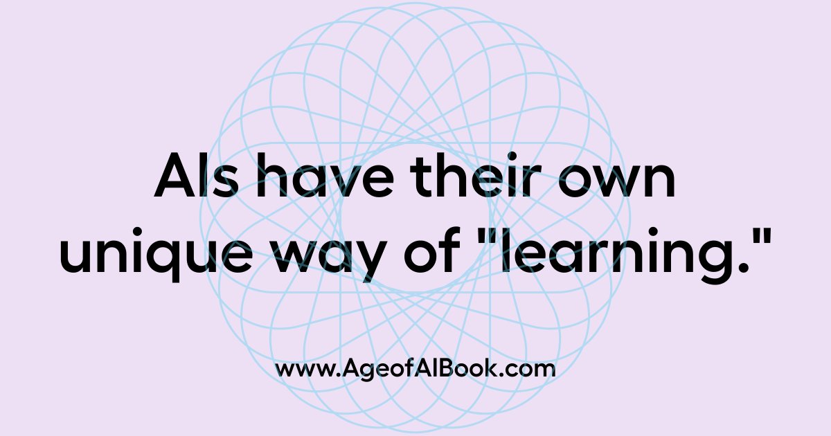 AIs are imprecise, dynamic, emergent, and capable of “learning.” AIs “learn” by consuming data, then drawing observations and conclusions based on the data.