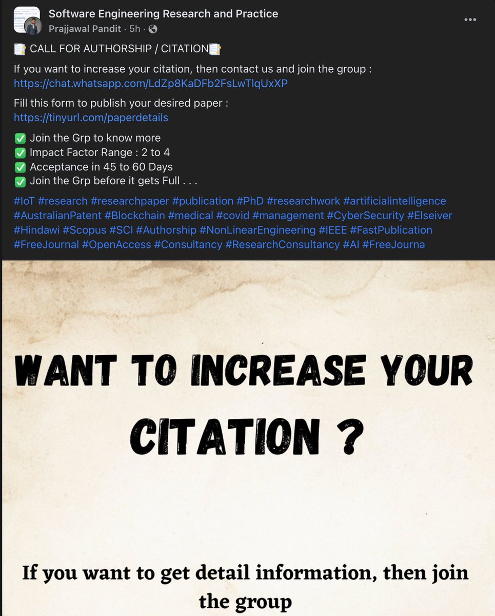 pandita_rahul's tweet image. As seen in the Facebook "Software Engineering Research and Practice" group I am #practicing my #SEresearch all wrong #smh