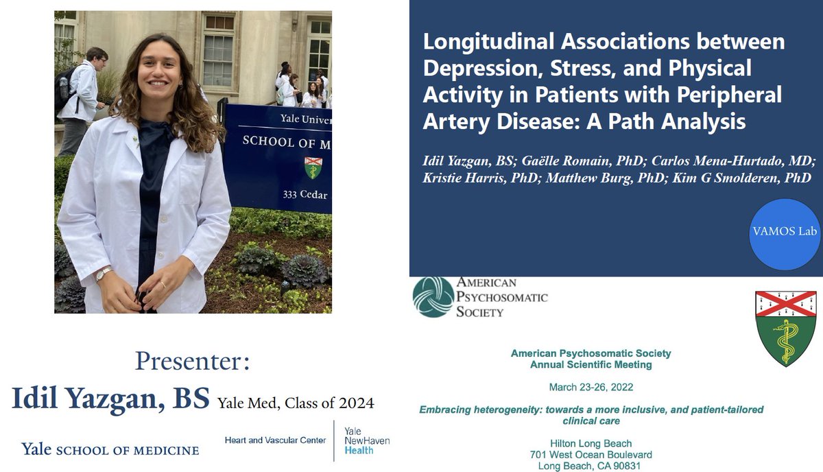 YaleVAMOS (@yalevamos) on Twitter photo Key Pillar of <a href="/YaleVAMOS/">YaleVAMOS</a> program. Featuring Behavioral Health in Vascular Populations at the upcoming #APS2022LongBeach Conference. Congratulations <a href="/DrKristieHarris/">Kristie Harris, PhD</a> <a href="/idil_yazgan/">Idil Yazgan</a> <a href="/CarlosMenaYale/">Carlos Mena</a> <a href="/KimGSmolderen/">Kim G. Smolderen, PhD</a> <a href="/YNHH/">Yale New Haven Hosp</a> <a href="/ynhhealth/">Yale New Haven Health</a> <a href="/YaleCardiology/">Yale Cardiology</a> <a href="/YaleIMed/">Yale Internal Medicine</a> <a href="/YalePsych/">Yale Psychiatry</a> Key Pillar of <a href="/YaleVAMOS/">YaleVAMOS</a> program. Featuring Behavioral Health in Vascular Populations at the upcoming #APS2022LongBeach Conference. Congratulations <a href="/DrKristieHarris/">Kristie Harris, PhD</a> <a href="/idil_yazgan/">Idil Yazgan</a> <a href="/CarlosMenaYale/">Carlos Mena</a> <a href="/KimGSmolderen/">Kim G. Smolderen, PhD</a> <a href="/YNHH/">Yale New Haven Hosp</a> <a href="/ynhhealth/">Yale New Haven Health</a> <a href="/YaleCardiology/">Yale Cardiology</a> <a href="/YaleIMed/">Yale Internal Medicine</a> <a href="/YalePsych/">Yale Psychiatry</a>