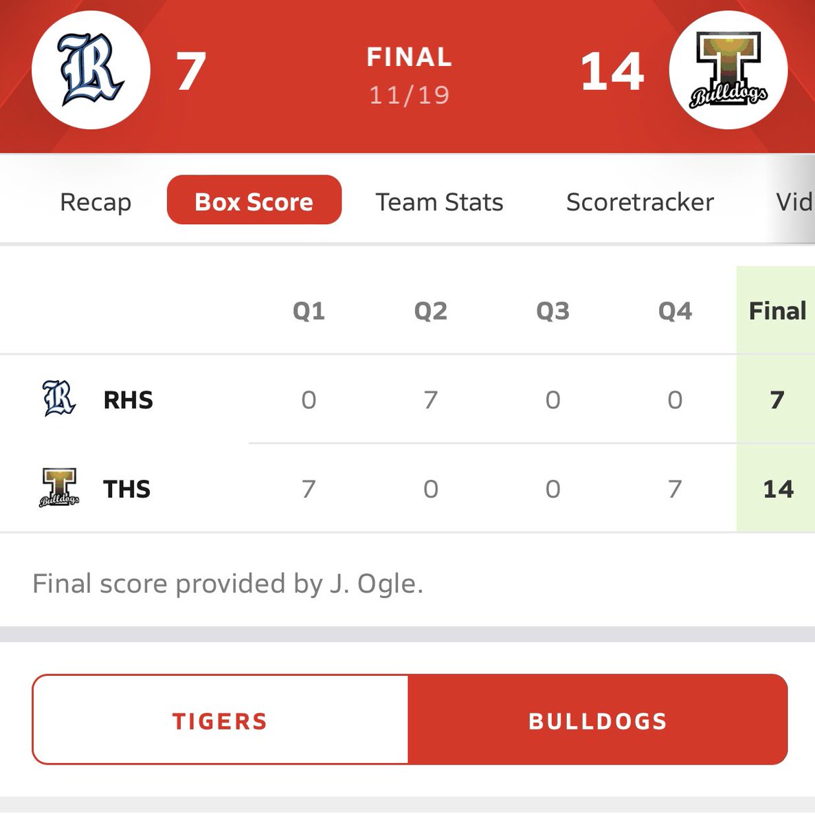 Thomson Football tweet media