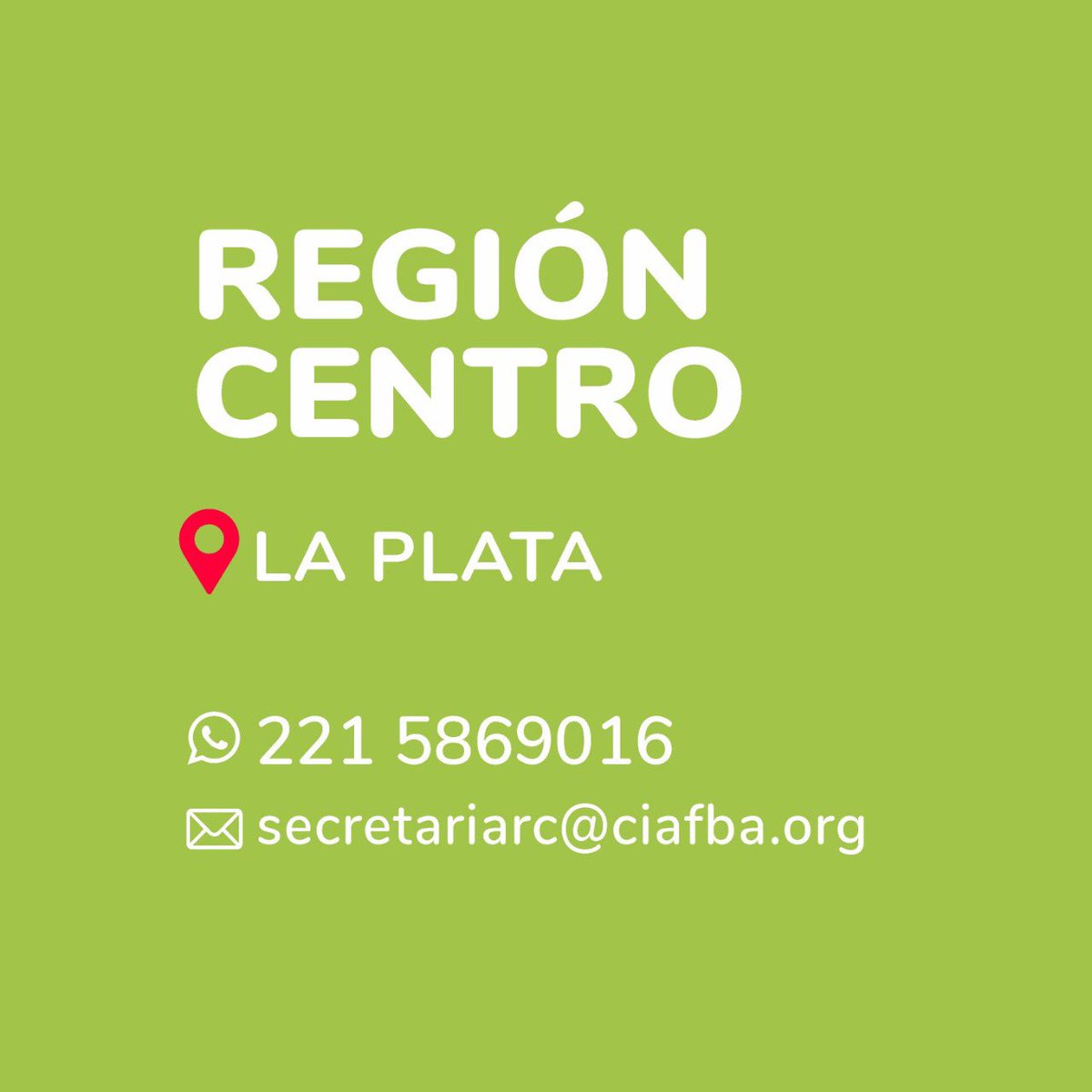 CiafbaRegionCentro tweet media