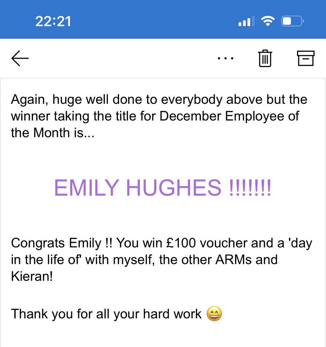 Emily Hughes (@emilyaterac) on Twitter photo SO buzzed to of won Employee of the month for December! A great experience today of ‘day in the life of <a href="/CharnelleErac/">Charnelle Taylor</a>’ with lots of positive ideas to take back to help both the team and branch!! 🚀 <a href="/kierancregan/">Kieran Cregan 💙💛</a> <a href="/gpincheshire/">Gary Palmer</a> SO buzzed to of won Employee of the month for December! A great experience today of ‘day in the life of <a href="/CharnelleErac/">Charnelle Taylor</a>’ with lots of positive ideas to take back to help both the team and branch!! 🚀 <a href="/kierancregan/">Kieran Cregan 💙💛</a> <a href="/gpincheshire/">Gary Palmer</a>