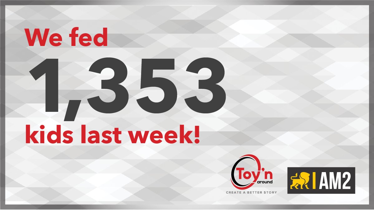 Toynaround's tweet photo. Toy’n around fed 1,353 kids last week, now up to 111,544 this year! Come join The Million Kids Initiative and support our partnership with https://t.co/rBvHDNCEv1 to Feed a Million Kids! At Toy’n around, we Create a Better Story.
#MillionKidsInitiative #Iam2 #CreateaBetterStory https://t.co/14T7v1RJK3