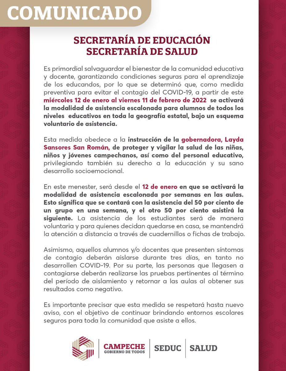 📣 COMUNICADO