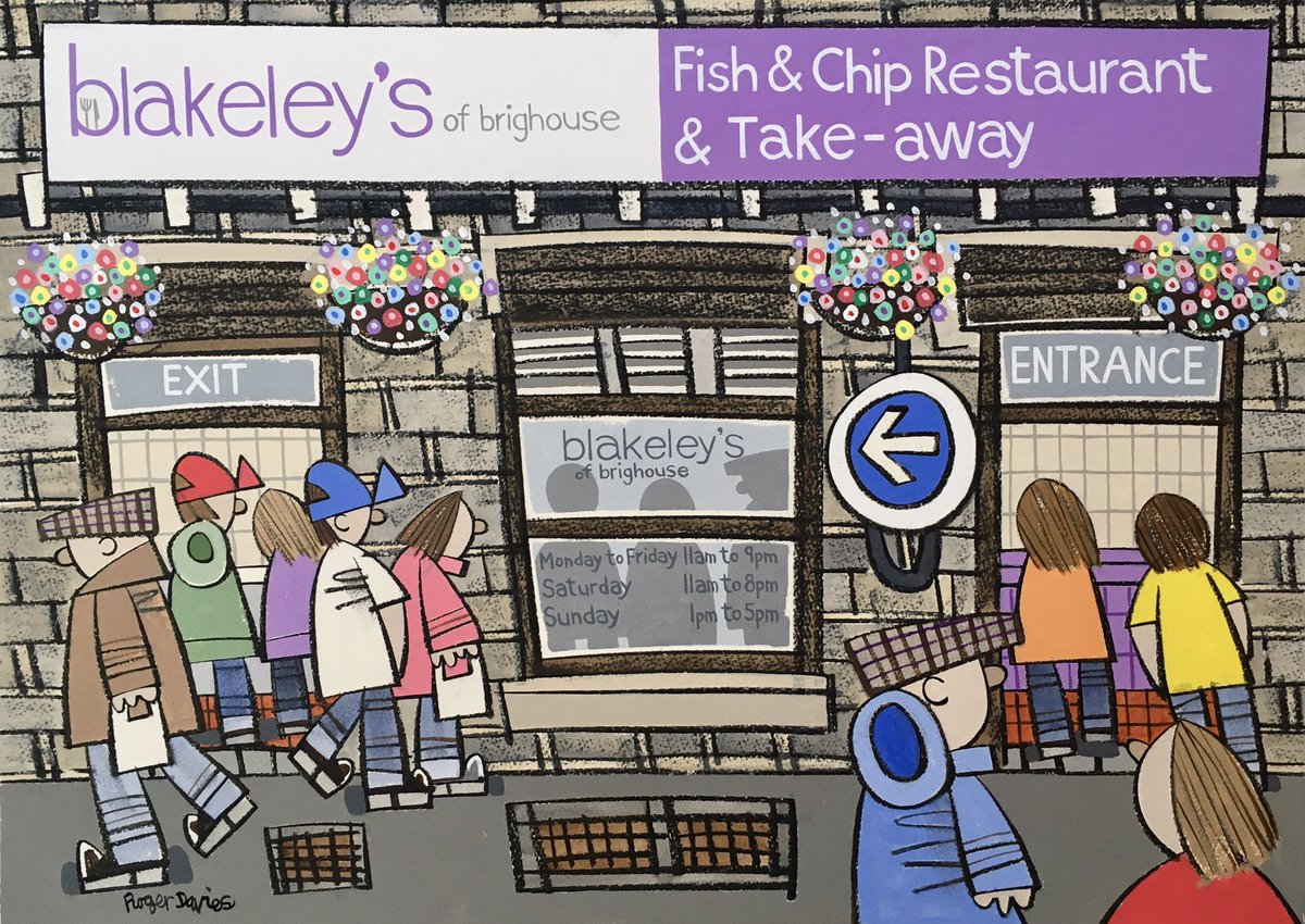 RogerDavies01's tweet photo. Four new paintings are on their way to the @HarrisonLordArt Gallery in Brighouse. 

Celebrating @Blakeleyschippy, The Rex Cinema in Elland, The Market Tavern and @BrighouseFox in Brighouse 

Pop in for a look or call 01484 722462

@VisitCalderdale 
@yorkshirepost https://t.co/C7QtVZXIxt