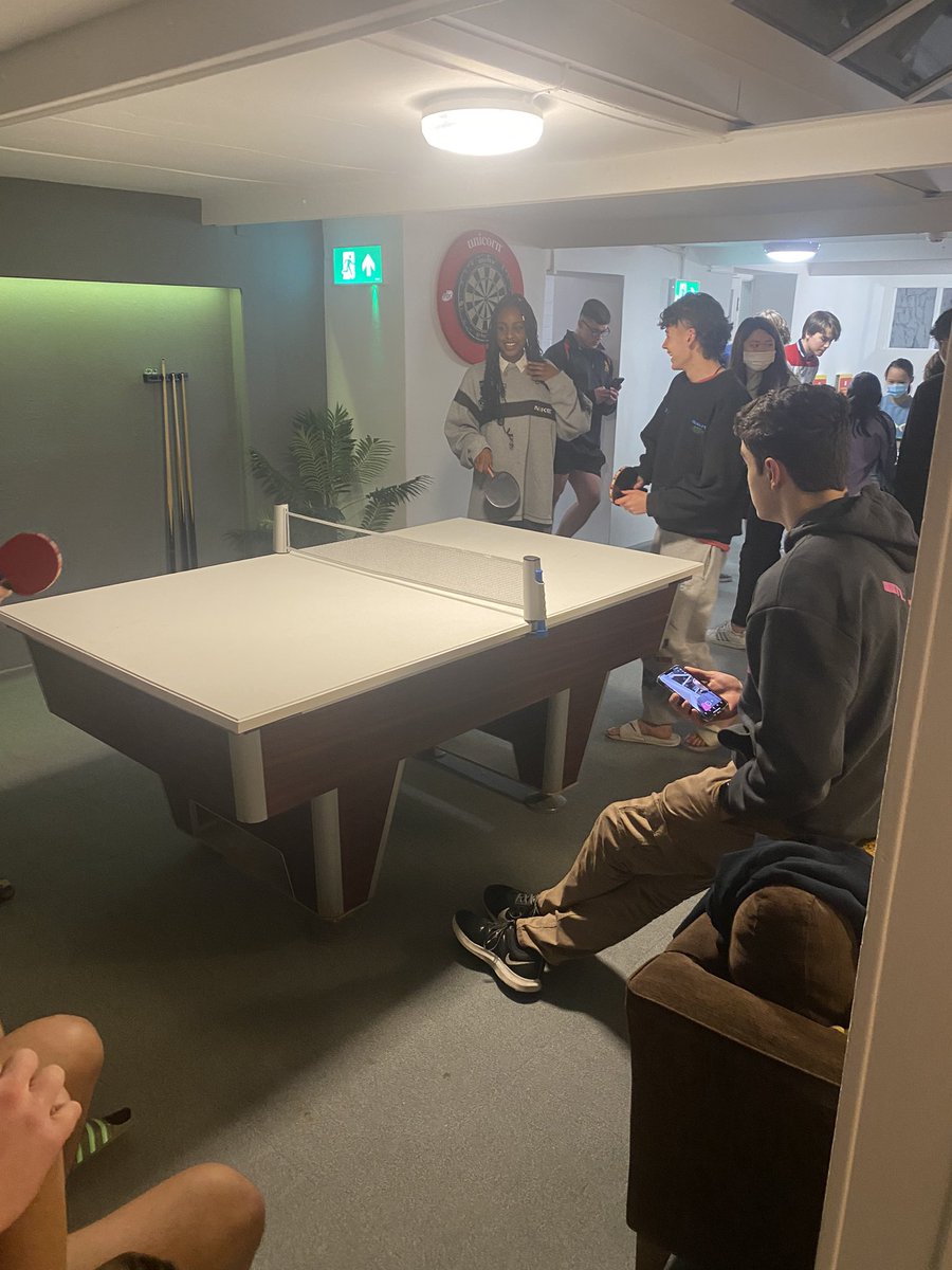 ShebbearBoard's tweet photo. Pollard’s newly refurbished common room being used by all! The atmosphere is buzzing! #ShebbearBoarding #ShebbearCommunity #ShebbearConfidence https://t.co/pDgQIQ9QP2