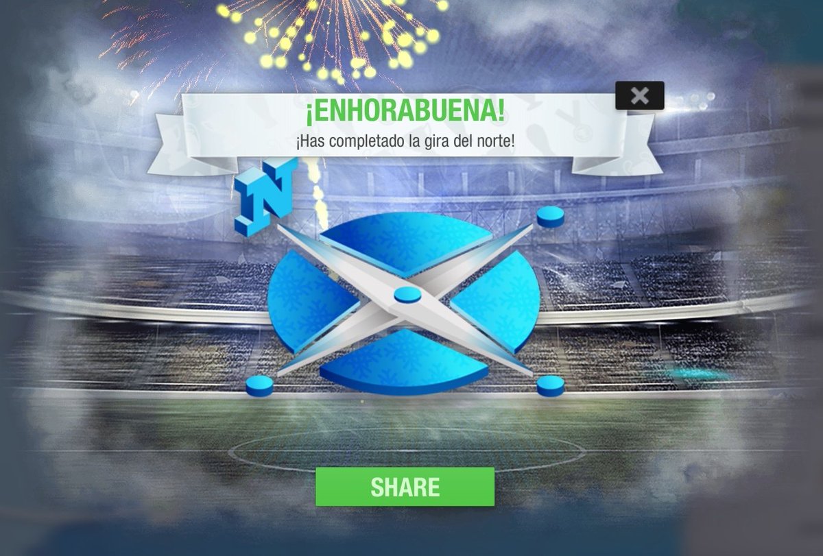 VikingosFcARG's tweet photo. @VikingosFcARG gana el evento:
"Gira del Norte" 🏆✊🏼
#VikingosFC ⚔️ @TopEleven https://t.co/mq4nGvMqep