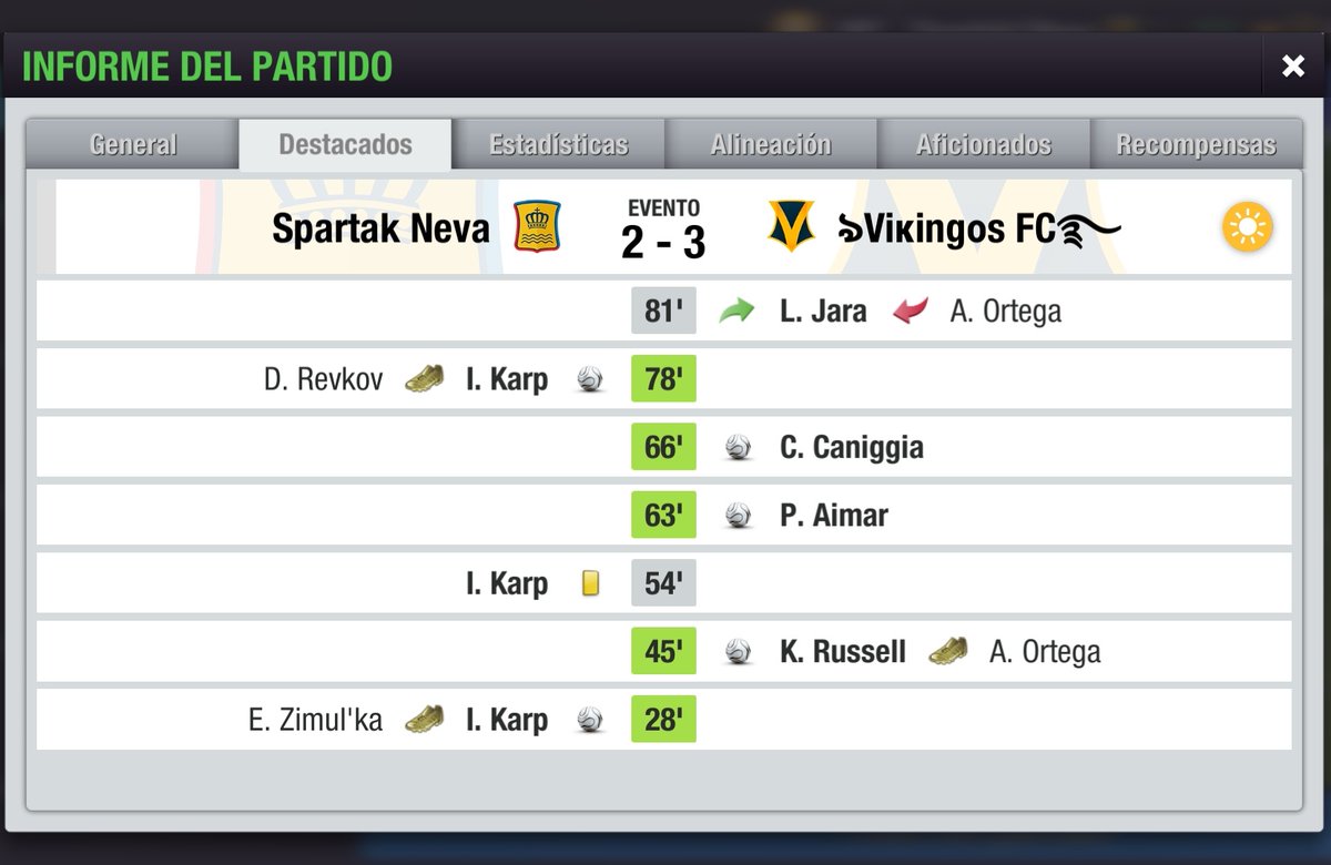 VikingosFcARG's tweet photo. @VikingosFcARG gana el evento:
"Gira del Norte" 🏆✊🏼
#VikingosFC ⚔️ @TopEleven https://t.co/mq4nGvMqep