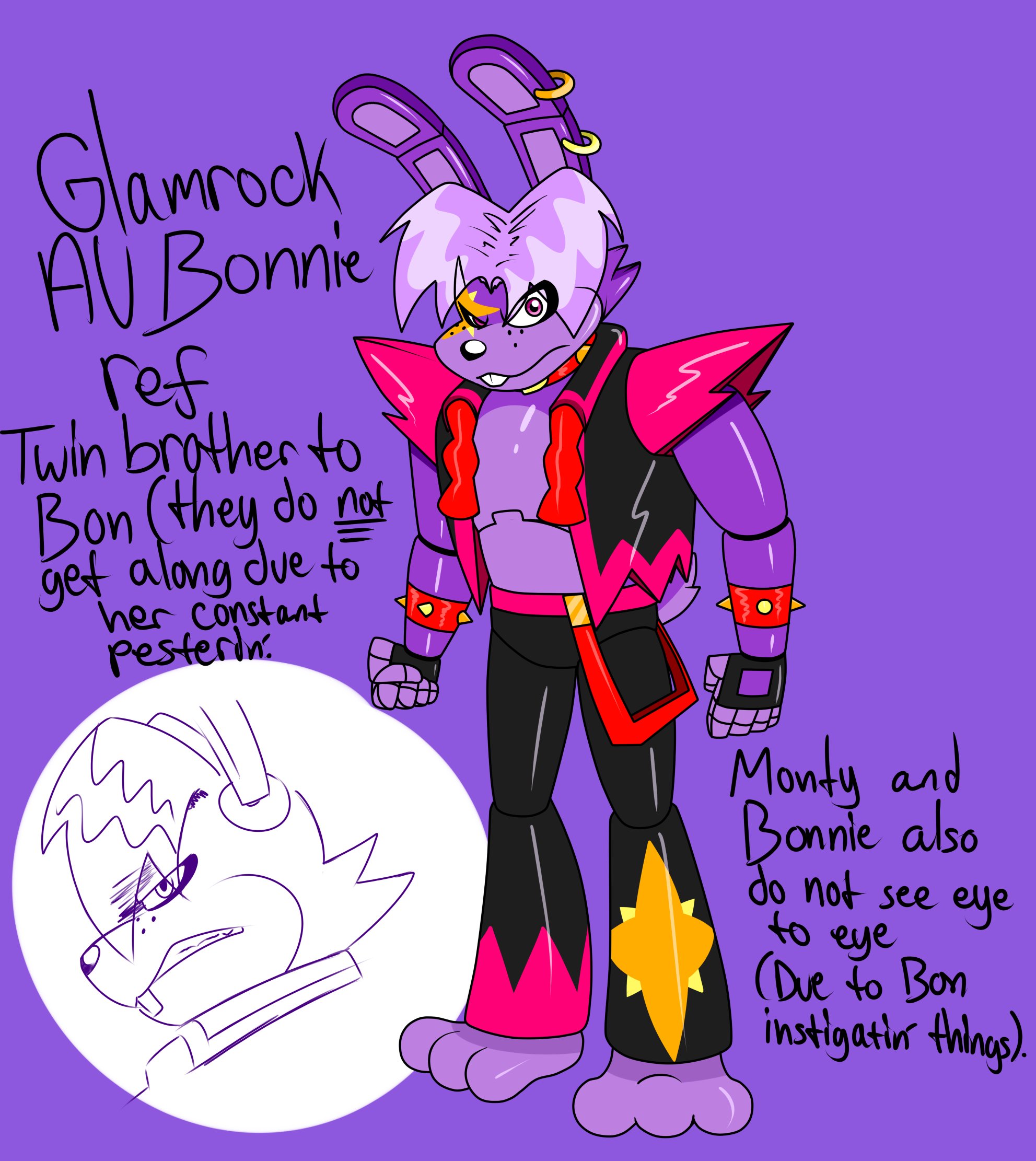 VerSus on X: I'm working on a Glamrock Bonnie desing #fnafsb  #fnafsecuritybreach #fnafsecuritybreachfanart #glamrockbonnie #FNAF   / X