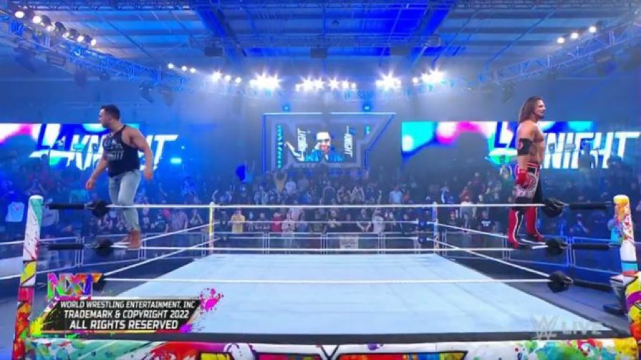 JonnyLeTran5's tweet photo. I wouldn’t mind seeing LA Knight and AJ Styles winning the Dusty Classic 😍 #WWERaw #WWENXT #WWPC #DustyClassic #AJStyles #LAKnight https://t.co/iwYveuaYXk