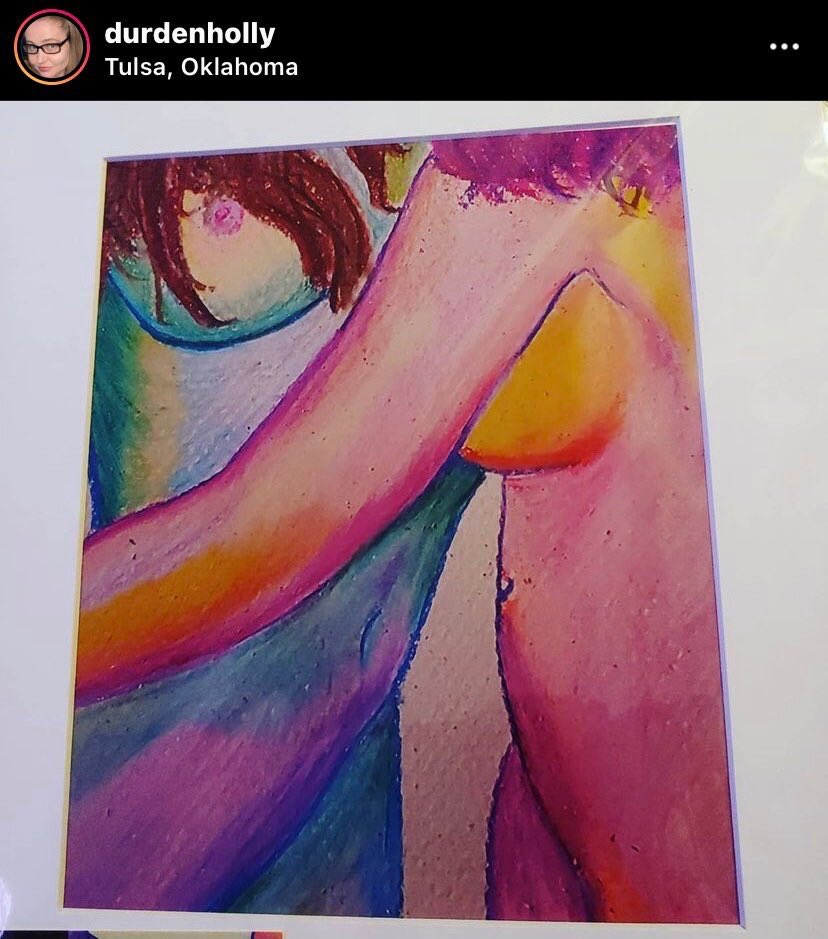DurdenHolly's tweet photo. from my #etsy shop: Abstract art, erotic art, Giclee print, colorful, colored pencil, sapphic #lgbtqpride https://t.co/1wbQLvhmhs https://t.co/eY5UqliSfE