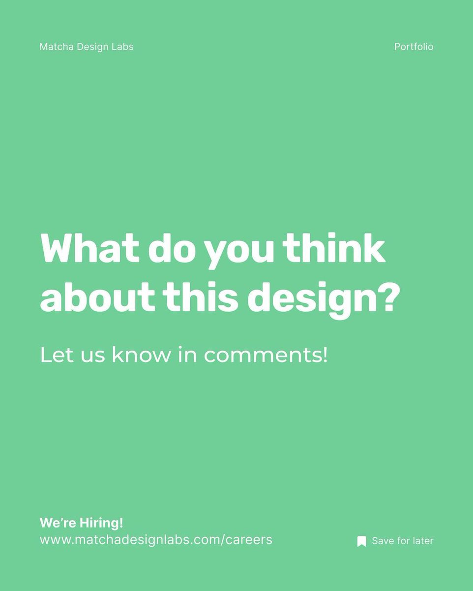 matchadesignlab's tweet photo. Check out this post to learn more!
#ux #uiuxdesign #uidesign #uiux #uiconcept #topdesign #userinterface #uxagency #webapp #interactiondesign #uiuxinspiration #uitrends #designinspiration #uxbrainy #websitebrainy #uxbucket #appbrainy #uibucket #productdesigner https://t.co/azEezeEBpn
