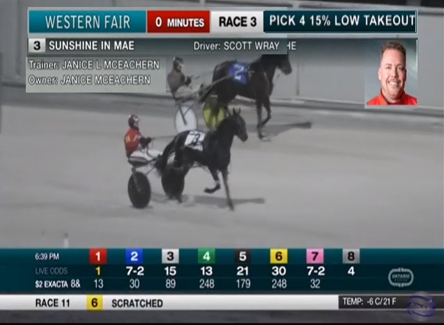 rebelsart's tweet photo. Sunshine In Mae @SunshineinMae1 and Scott Wray 5th place in race 3 at Western Fair @TheRacewayWFD 2:01.4🐴🧲🇨🇦
#trot #harnessracing #Canada #WesternFair #London @SugarDoyle https://t.co/VNd8Tyx4ix