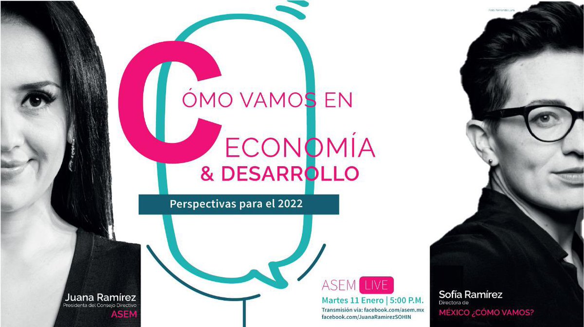 JuanaSohin's tweet photo. “La inversión de hoy es el crecimiento de mañana” @Sofia_RamirezA @MexicoComoVamos hoy invitada en #ASEMlive de @ASEM_Socios pueden seguir la conversación aquí 👉🏻 https://t.co/Tg9heBHsom https://t.co/MBvJDj8DJq