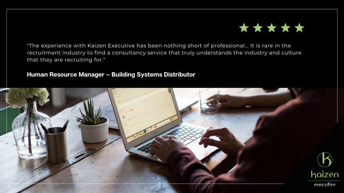 kaizenexec's tweet photo. Your business matters to us.
Need help finding the best new employee for your company? Kaizen Executive is always ready to help.
Click the link to learn more: https://t.co/KLnzm7vQWJ
#kaizenexecutive
#kaizentestimonial
#RecruitforAttitude #ExecutionistheKey https://t.co/LWf03lvZY3
