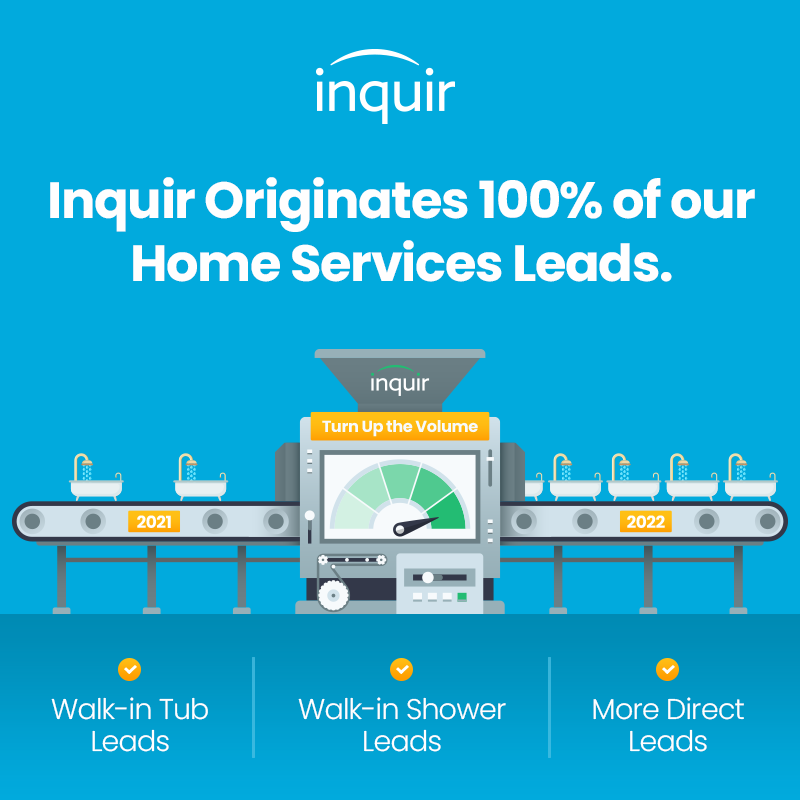 Inquir9's tweet photo. Exclusive Walk-in Tub &amp; Shower leads. Get up and running fast. Schedule a meeting today https://t.co/BEekFvNgAK
> Zero 3rd parties or call center leads
> Industry-leading append services for compliance &amp; quality, including @Jornaya LeadiD &amp; @activeprospect TrustedForm
> More https://t.co/ZuKvOySyYV