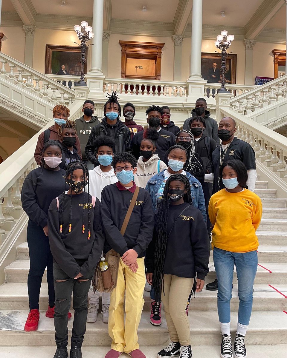 Today our Junior Leadership Corps took a trip to the Georgia Capital. Our students enjoyed a guided tour and learned interesting facts. It was a great experience for all! We would like to give a shout out to CTAE director, Dr. Washington and our Principal, Dr. Nash.