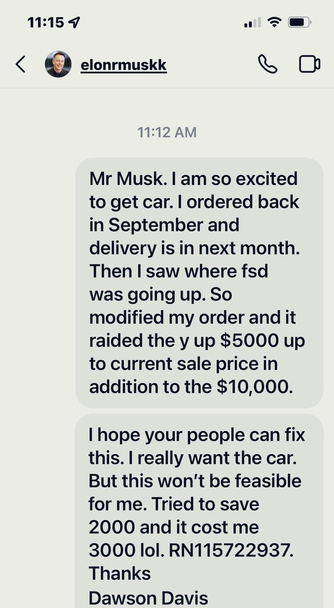 DeChantelk's tweet photo. @elonmusk tweeting for a friend.

Sivad916@me.com 270-683-1363 https://t.co/m3BB5r6fSI
