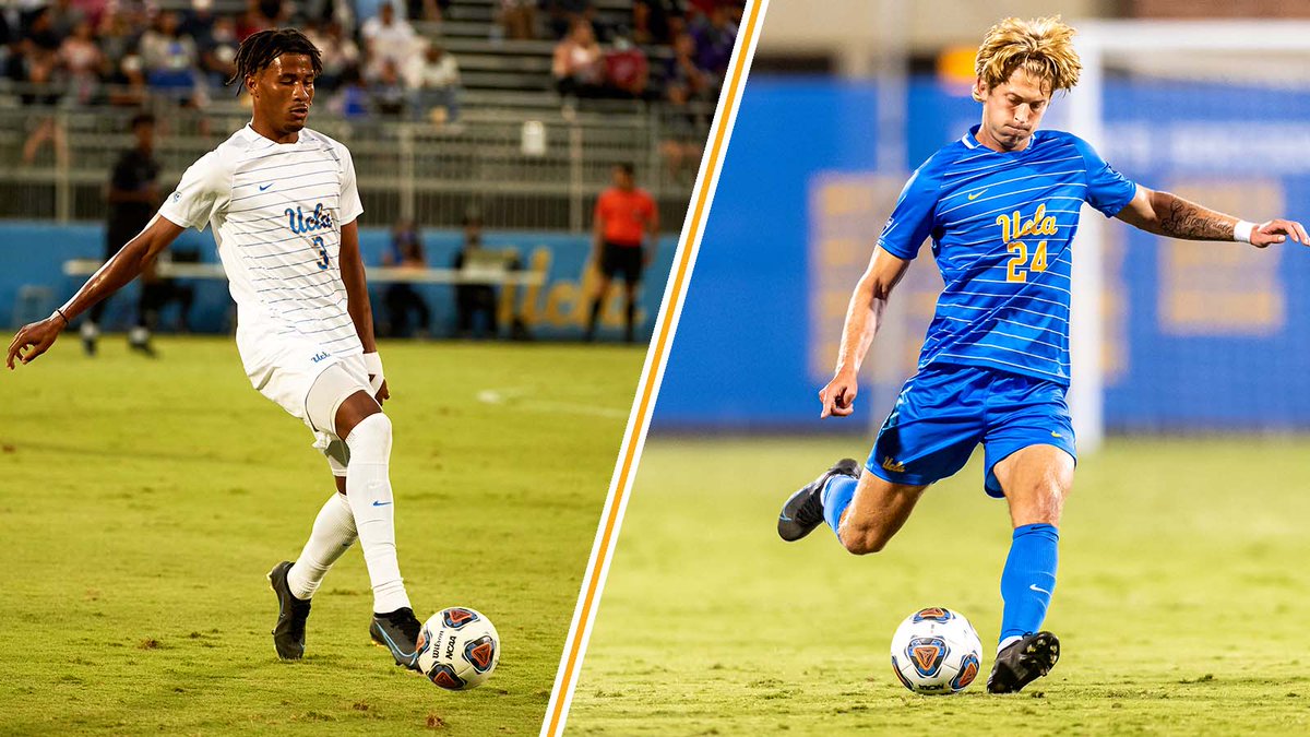 UCLAMSoccer's tweet photo. 𝟮𝟬𝟮𝟮 𝗠𝗟𝗦 𝗦𝘂𝗽𝗲𝗿𝗗𝗿𝗮𝗳𝘁

Ahmed Longmire ➡️ Nashville SC (1st round)
Ben Reveno ➡️ New England Revs (2nd round)

It's the 15th time since 2000 that UCLA had multiple players picked in a SuperDraft!  

📝 | https://t.co/WasiljEYlu

#GoBruins https://t.co/z4KaDvcgZv