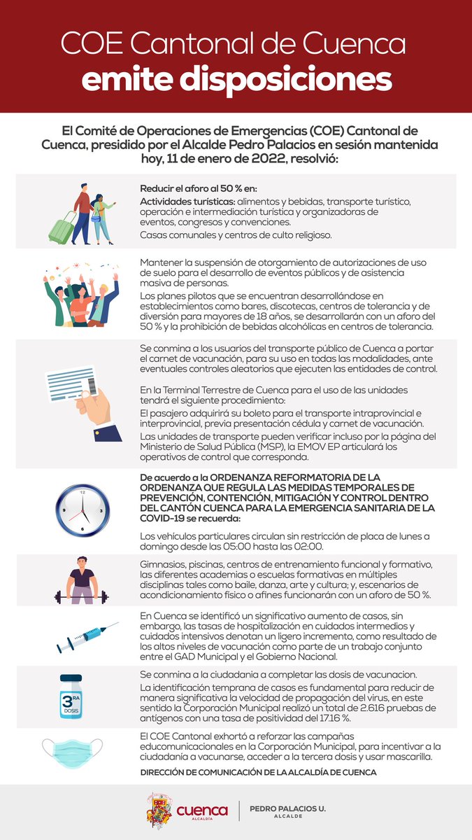 🔴 Importante

Disposiciones del COE Cantonal de Cuenca para la ciudadanía ⬇️