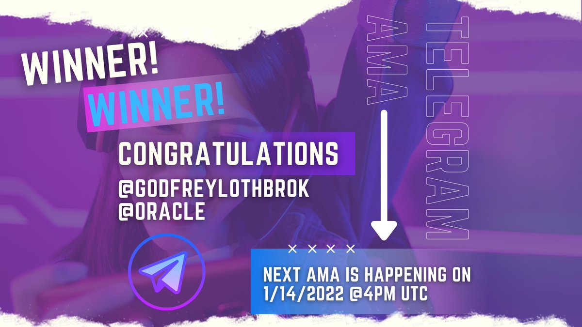 CandyBoo_Game's tweet image. Congrats to the Telegram #AMA NFT winners! @GodfreyLothbrok &amp;amp; @Oracle thank you for participating in last week's AMA on #MegaFans #Telegram. Stay tuned MegaFans is having another AMA on Telegram where you can have a chance to win more prizes! 
 linktr.ee/megafans