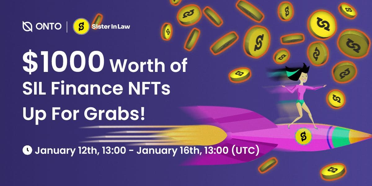 ONTO Wallet - Web3 Gateway (@ontowallet) on Twitter photo Ready for another #ONTOgiveaway? 💰💰💰
$1000 worth of $SIL Augmented Functional #NFTs (SAFN) sponsored by <a href="/Sil_Finance/">SIL Finance</a>! 👏
Complete all Gleam tasks to share the REWARDS🤑
Participate now 👇
gleam.io/5SFyq/onto-par… Ready for another #ONTOgiveaway? 💰💰💰
$1000 worth of $SIL Augmented Functional #NFTs (SAFN) sponsored by <a href="/Sil_Finance/">SIL Finance</a>! 👏
Complete all Gleam tasks to share the REWARDS🤑
Participate now 👇
gleam.io/5SFyq/onto-par…