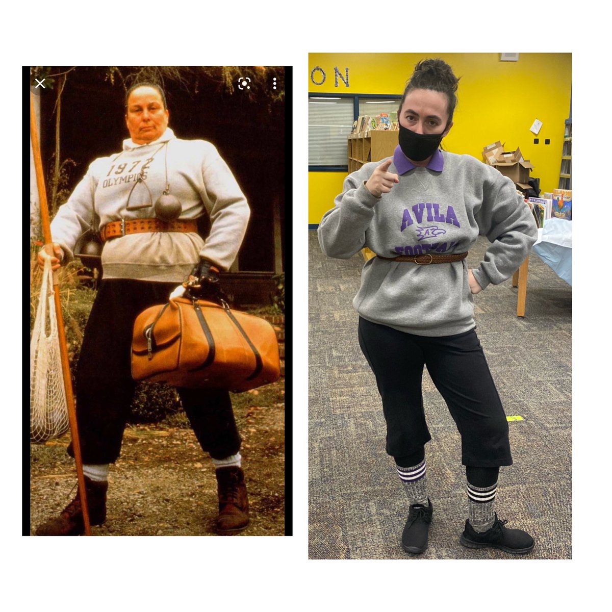 koya_rose's tweet photo. Miss Trunchbull made a guest appearance at CE today. She spent a little time with some 3rd, 4th and 5th graders!
#teacherlife #havealittlefun #centersd https://t.co/9nJvsOsgTV