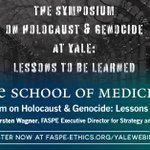 Image for the Tweet beginning: The Yale Symposium on Holocaust