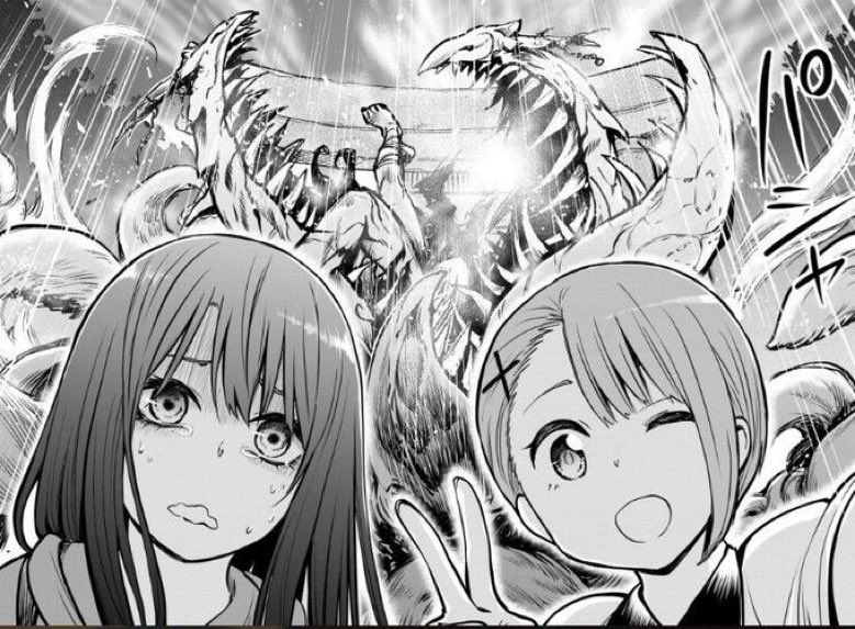 t4tlesbian's tweet photo. todays t4t lesbian couple is miko yotsuya and hana yurikawa from mieruko-chan! https://t.co/FJJSmwyuRT