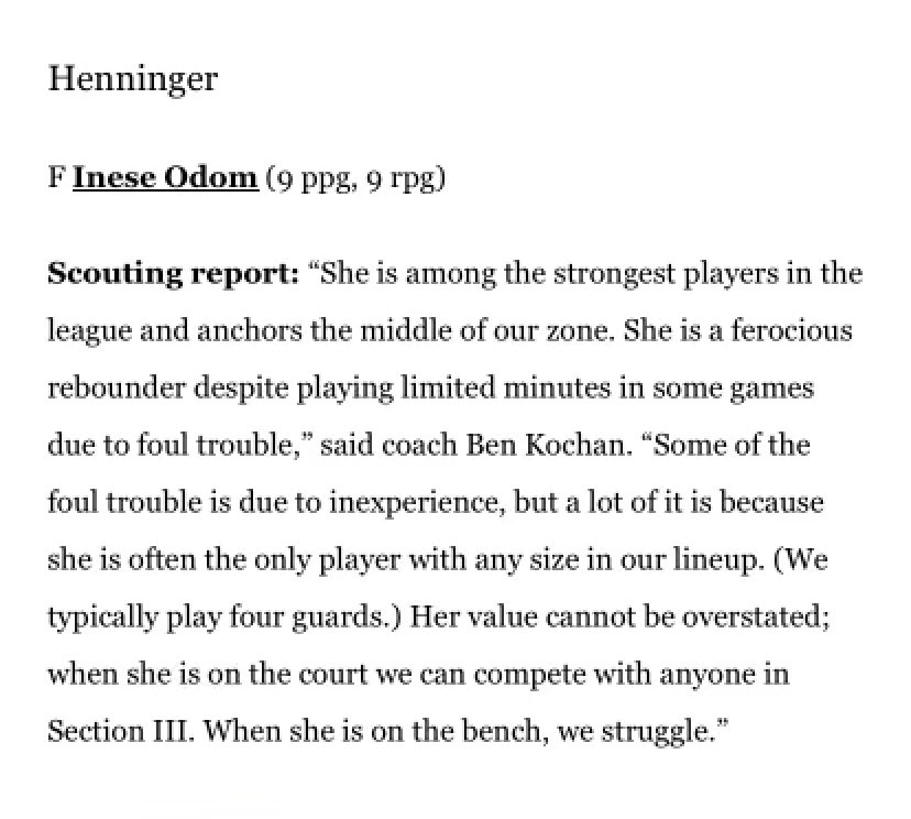 Congratulations to 2025 XGen Elite Forward Inese Odom for being chosen by coaches as one of Section 3’s mid season MVP’s. Keep up the great work!! 💪🏻❤️🖤<a href="/XGenElite/">XGen Elite</a> <a href="/Coach_Pinkerton/">Sean Pinkerton</a> <a href="/Coach_JBrooks/">Jacey Brooks</a> <a href="/NYSTakeover/">Empire State Takeover</a> <a href="/JohnDiMillo/">John DiMillo</a>