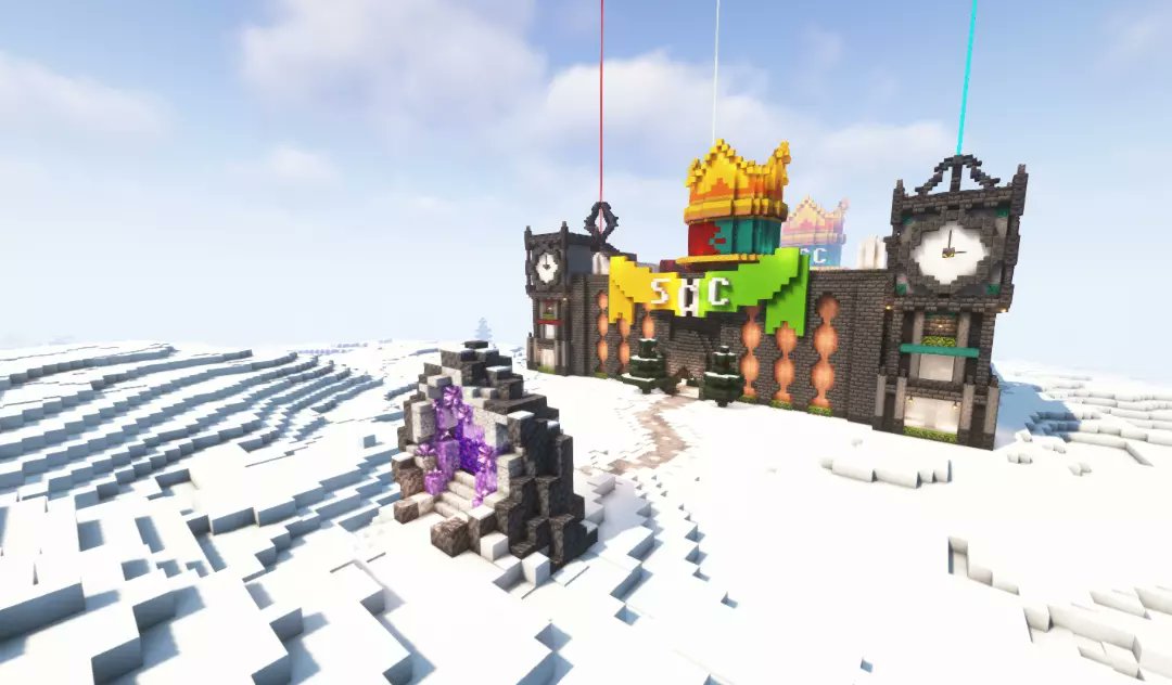 tocaptainsky's tweet photo. ShrubSMP season 3 Dodgebolt Arena! Subscribe to @willowmvp on twitch and join the discord if you want to play 😉💜
#shrubsmp #Minecraftbuilds https://t.co/0fQqo5NaSu
