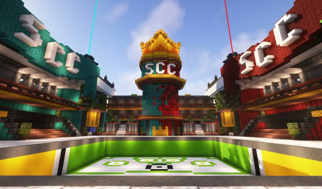tocaptainsky's tweet photo. ShrubSMP season 3 Dodgebolt Arena! Subscribe to @willowmvp on twitch and join the discord if you want to play 😉💜
#shrubsmp #Minecraftbuilds https://t.co/0fQqo5NaSu