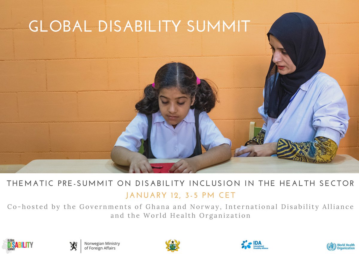 A young girl completes a puzzle as her rehabilitation health care specialist, a woman in hijab and white coat, looks on.