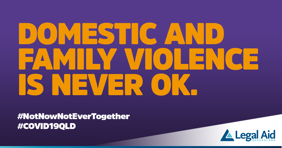 LegalAidQld's tweet photo. Even if you’re isolated at home during COVID-19 you can still get help if you or someone you know is experiencing domestic or family violence.
Visit https://t.co/0xYH6cqWPY for more info.
#EndDV #NotNowNotEverTogether #LegalAidQld https://t.co/i7Y292XzIk