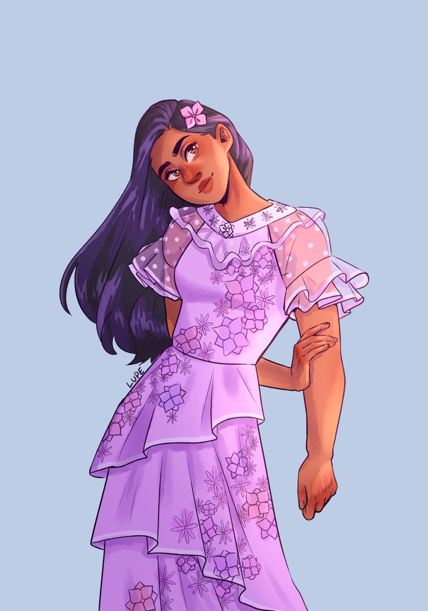 lupedoodles's tweet photo. encanto :)
#Encanto #isabelamadrigal #encantofanart https://t.co/Tomvb3xtBj