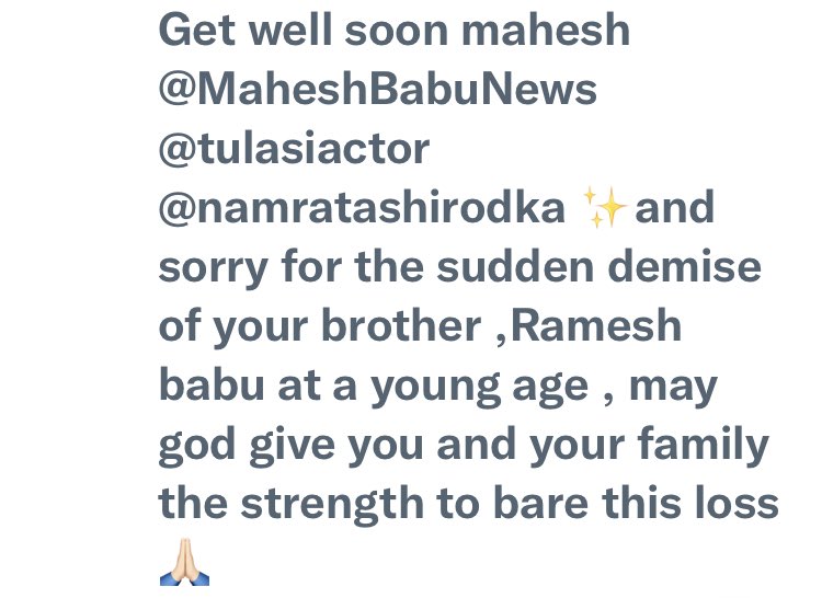 Thulasi Pa tweet media