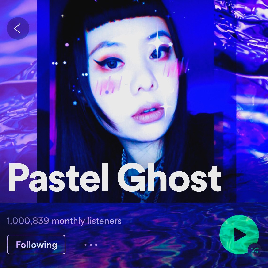 𝑷𝑨𝑺𝑻𝑬𝑳 𝑮𝑯𝑶𝑺𝑻 on Twitter "reached 1 million monthly Spotify listeners
