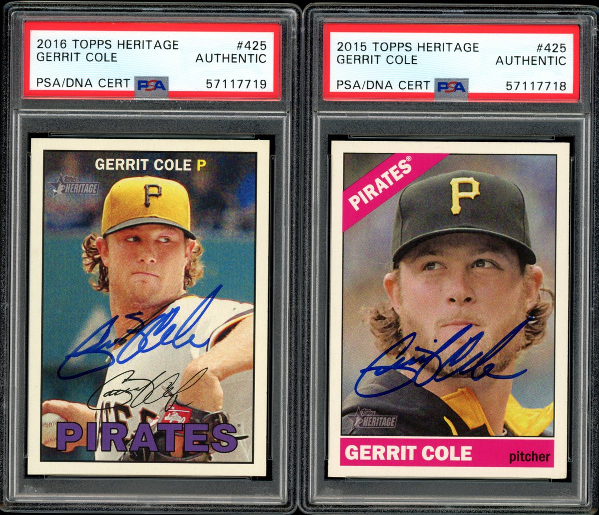Gerrit Cole Heritage Autos
75$ shipped each or both for $130
@sports_sell @Hobby_Connect @HobbyConnector @CardPurchaser https://t.co/ZW5wQs8e6O