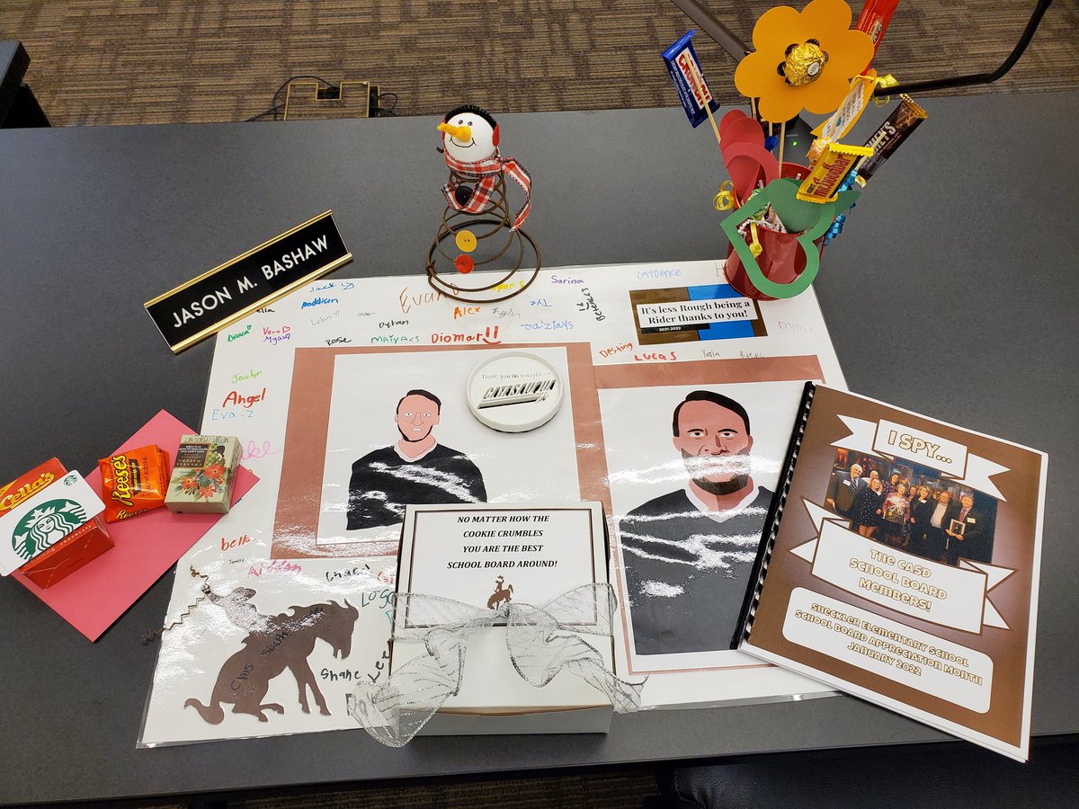 JBashawNPSD's tweet photo. I am so proud to be a School Director in Catasauqua Area School District.  Thank you students and staff for the recognition tonight!  #roughriders #CASD https://t.co/1exP5ZwNso