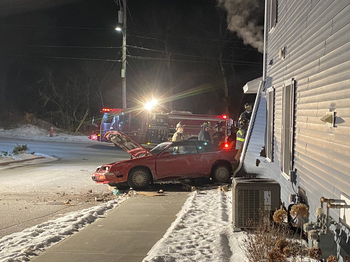 TheDoctorIsILL's tweet photo. So a car just hit my house. https://t.co/b5FIlBxuuU