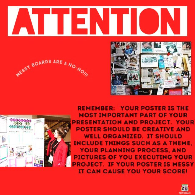 🚩🚩🚩Red Flag🚩🚩🚩 Here’s a few more tips from our Vice President of Competitive Events because our State Conference is only 2 months away!!!