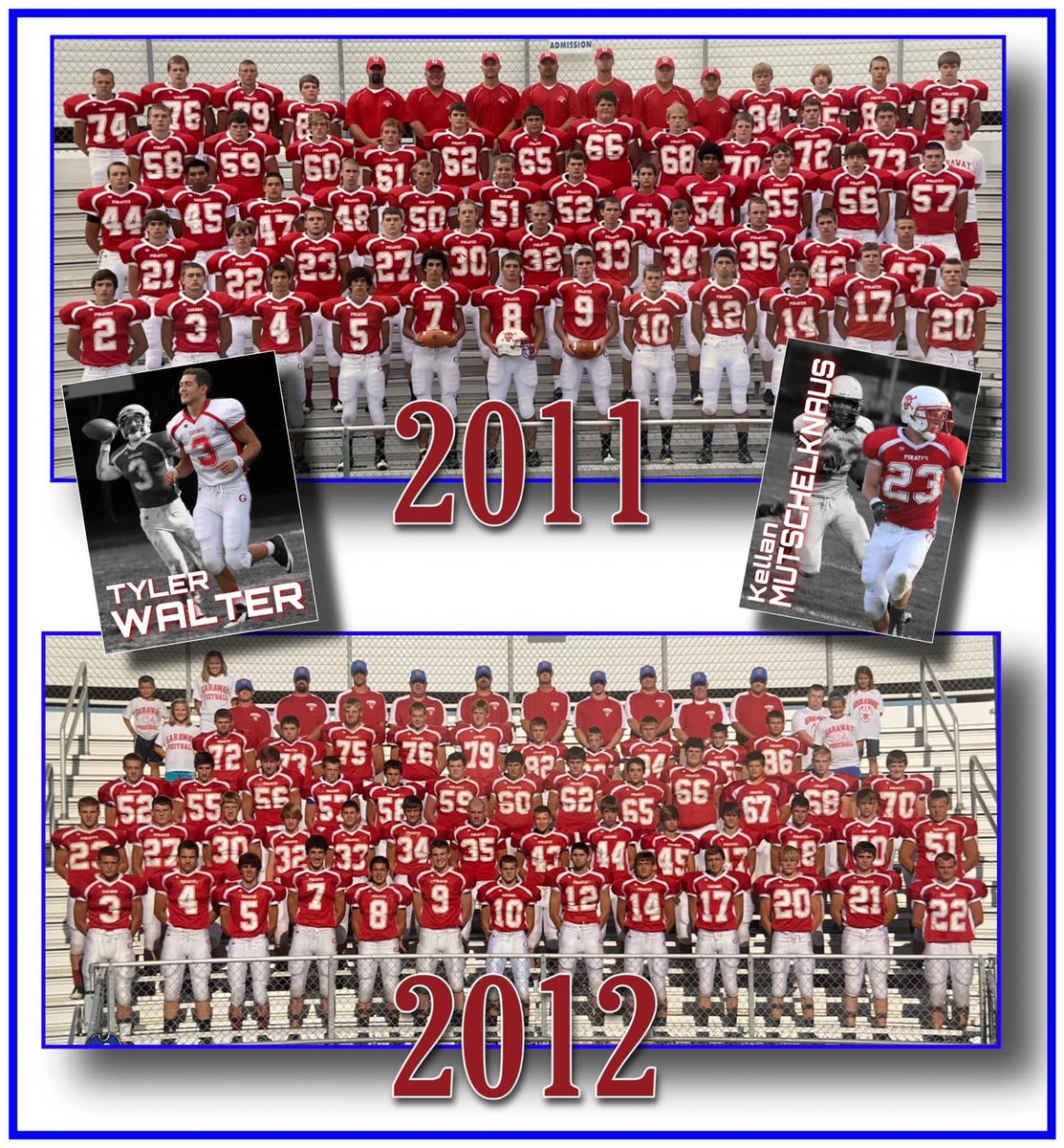 sackman_43's tweet photo. @GarawayFootball  Wall of Fame Ceremony, Sat. Feb 5th. Congrats PIRATES!!! https://t.co/9JgQKUdkZN