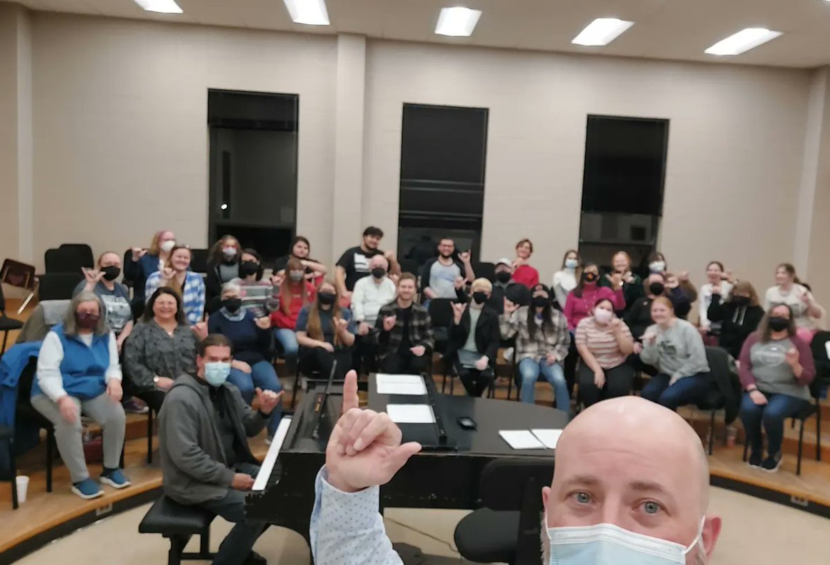 Wonderful to see all these beautiful people for the first rehearsal of the semester in University/Community Chorus. There's still time for you to come and join us! It's going to be a great Spring.
<a href="/NSURiverHawks/">Northeastern State</a> <a href="/Go2NSU/">Northeastern State University Admissions</a>